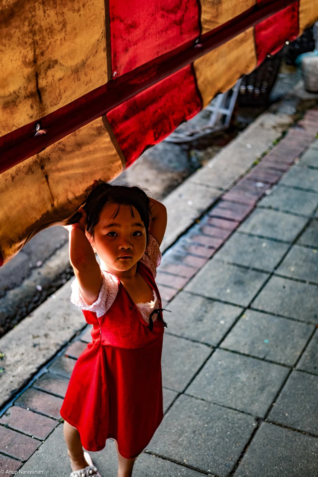 The girl in Red.